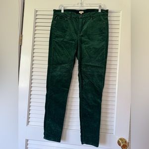 J Crew Emerald Pencil Pants